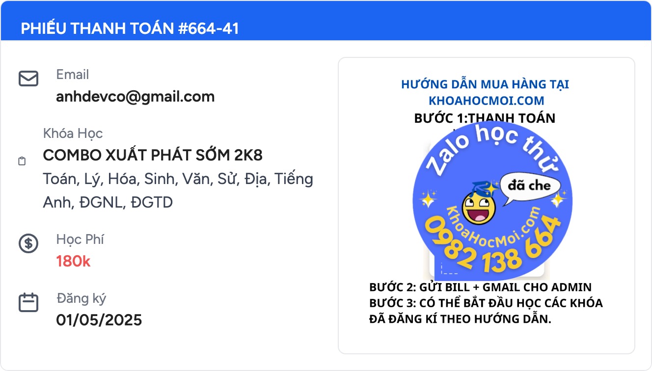 Mẫu phiếu Đăng Ký
