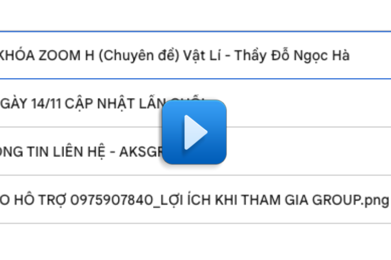 Lớp 12 - Thầy Đỗ Ngọc Hà